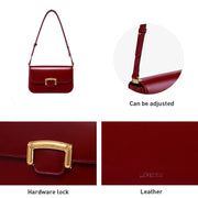 women's split leather crossbody shoulder bag, view 7 - MRSLM