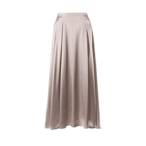 High waist satin maxi skirt, view 3 - MRSLM