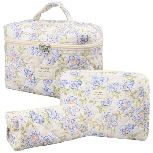 floral home storage cosmetic bag, view 12 - MRSLM