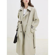long sleeve double-breasted trench coat, view 5 - MRSLM