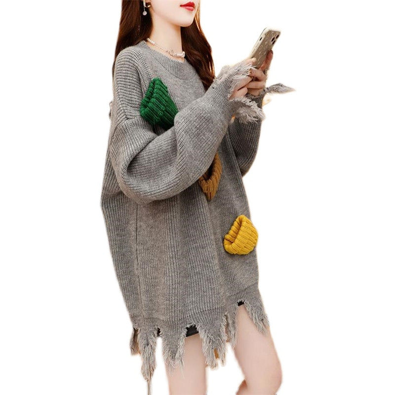 women's loose christmas sweater, view 6 - MRSLM