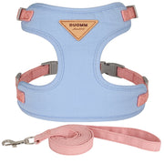 soft mesh cat and dog vest harness with leash, view 4 - MRSLM