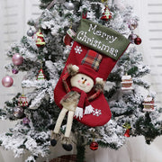 Big 3D plush Christmas stocking, view 8 - MRSLM