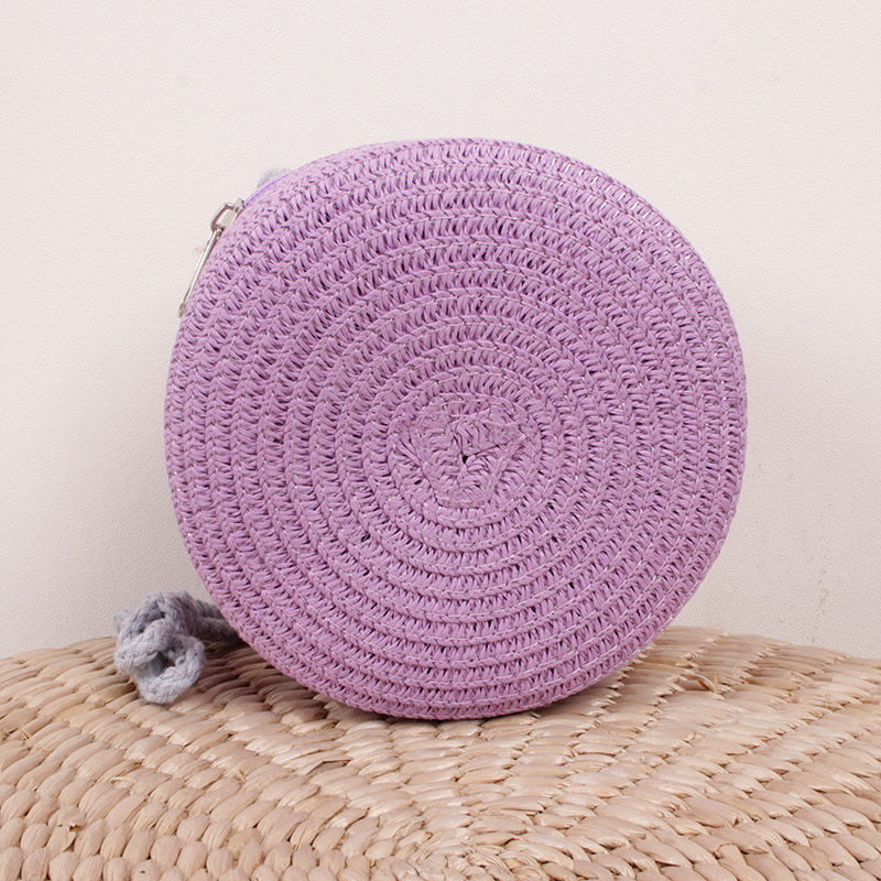 woven straw crossbody bag, view 5 - MRSLM