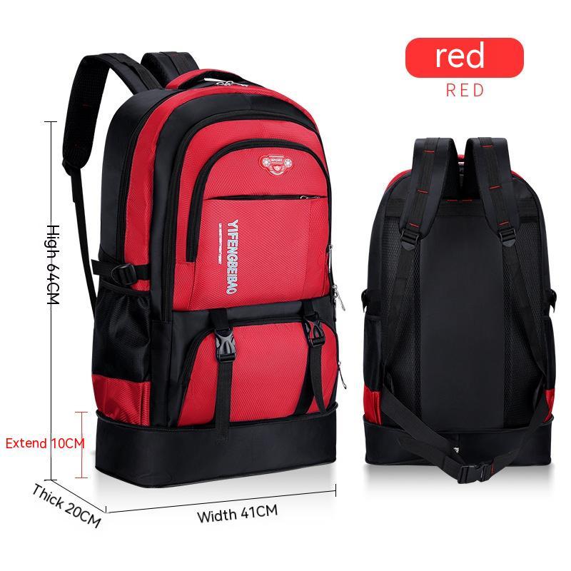 65L travel hiking backpack, view 6 - MRSLM