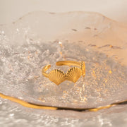 shell shaped opening ring, view 7 - MRSLM