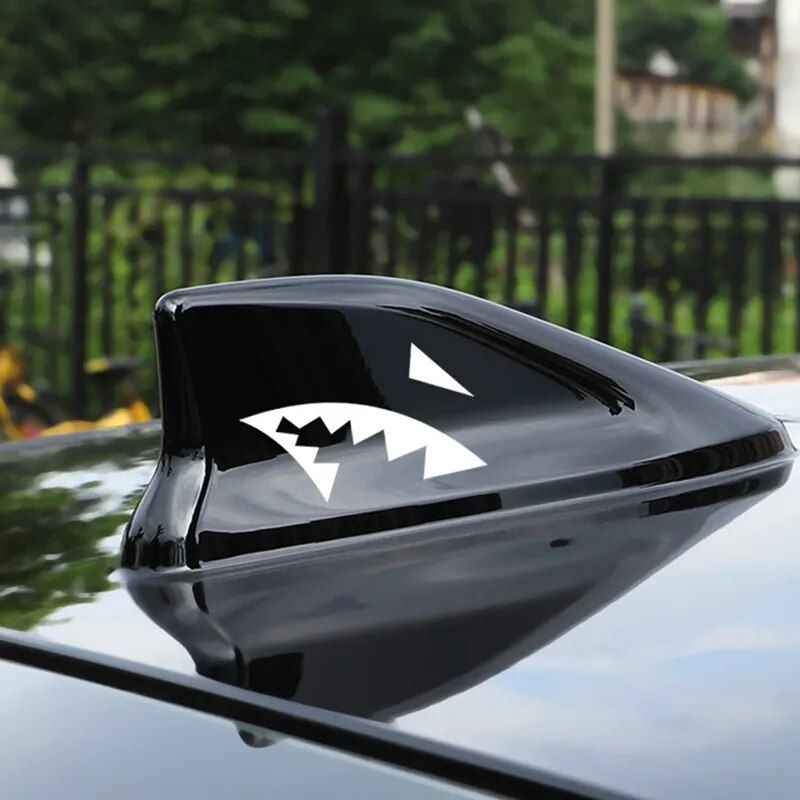 shark mouth car decal, view 6 - MRSLM