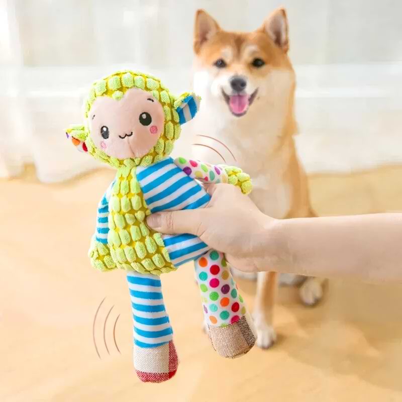 animal squeaky chew toy, view 7 - MRSLM