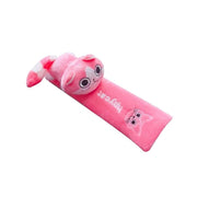 plush cartoon seat belt cover, view 2 - MRSLM
