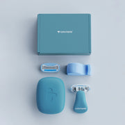 portable women's razor set, view 3 - MRSLM