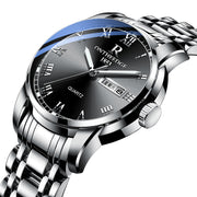 three needle steel quartz watch, view 5 - MRSLM