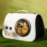 Portable cat carrier shoulder bag, view 8 - MRSLM