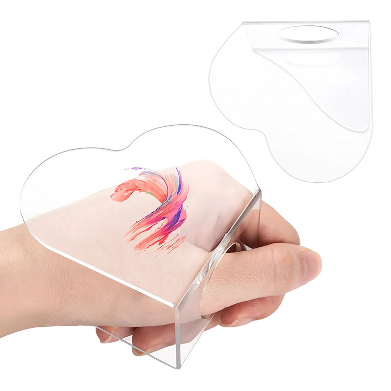 acrylic transparent makeup palette with spatula, view 9 - MRSLM