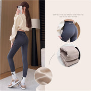Women's lamb fleece-lined leggings, view 6 - MRSLM