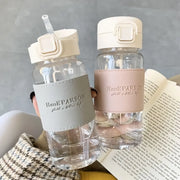 cute water bottle with straw - MRSLM