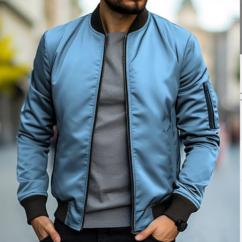 slim fit zip top, view 2 - MRSLM