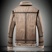 Men's polo collar fleece-lined jacket, view 8 - MRSLM