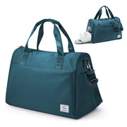 men's travel duffle bag with shoe compartment, view 6 - MRSLM