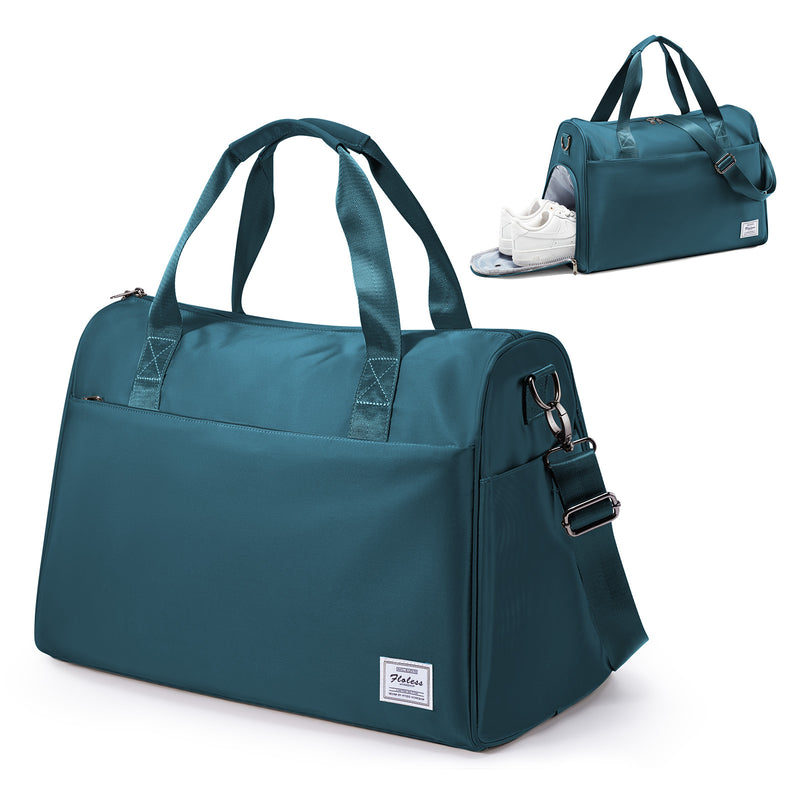 men's travel duffle bag with shoe compartment, view 6 - MRSLM