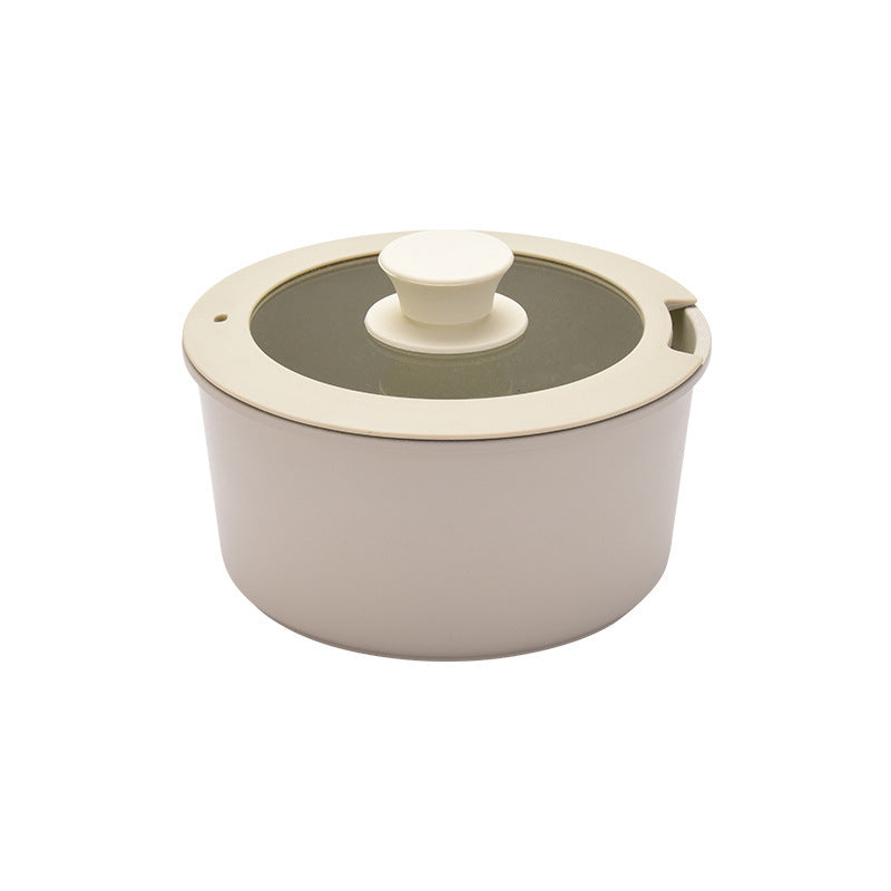 non-stick removable handle pot set, view 9 - MRSLM