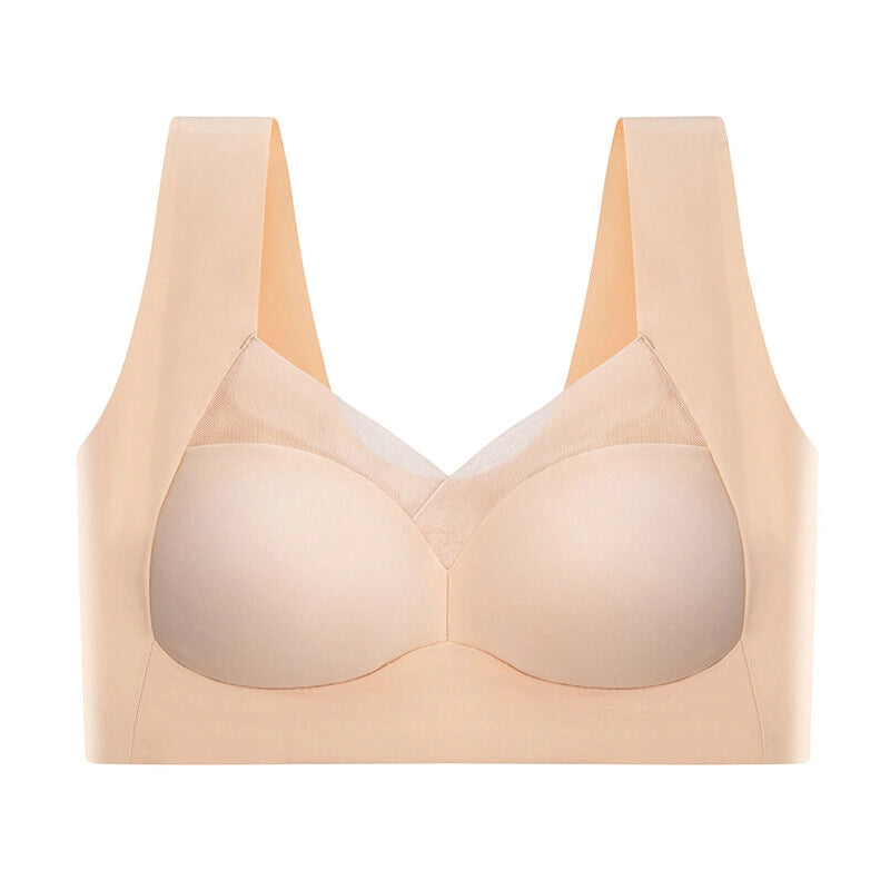 Seamless plus size sports bra, view 4 - MRSLM