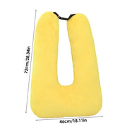 ergonomic car and travel neck pillow, view 2 - MRSLM
