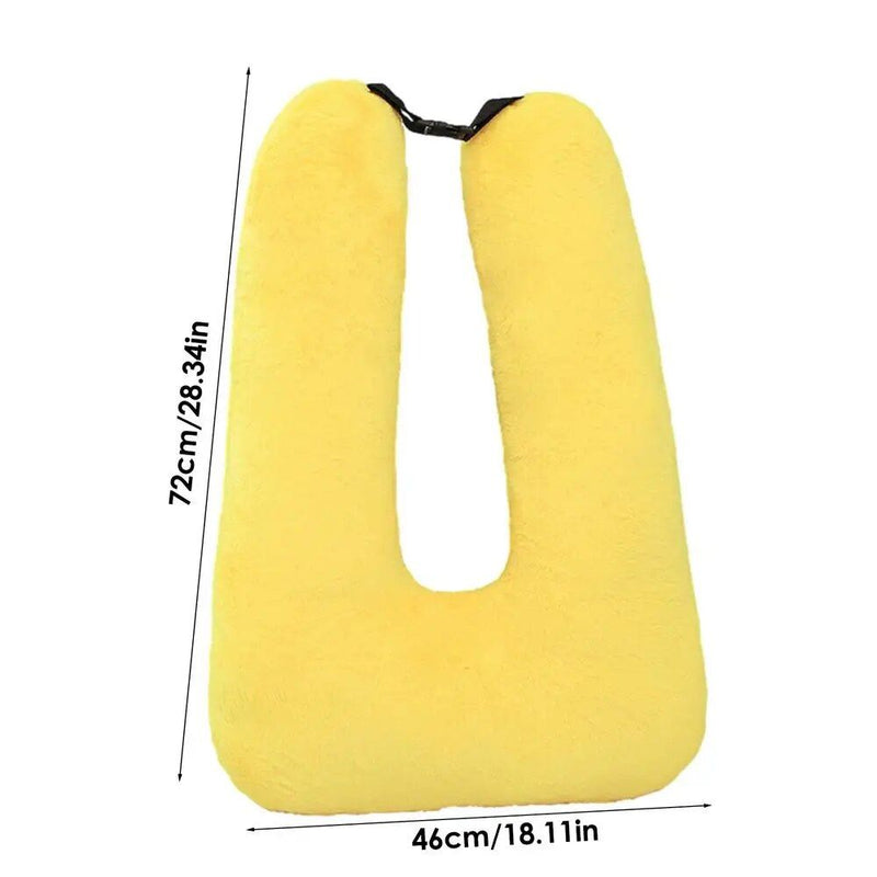 ergonomic car and travel neck pillow, view 2 - MRSLM