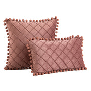 velvet plaid throw pillow covers, view 7 - MRSLM
