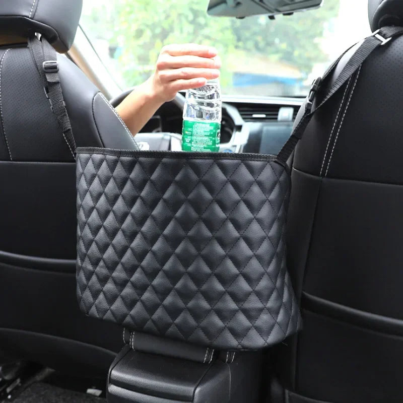 car seat mesh handbag holder organizer, view 2 - MRSLM