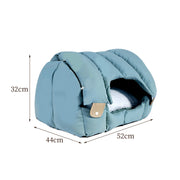 arched cat cave bed, view 2 - MRSLM