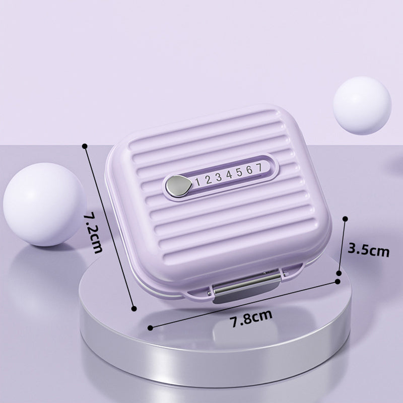 portable waterproof weekly pill organizer, view 7 - MRSLM