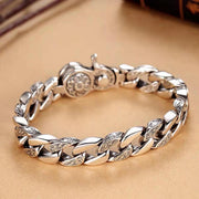men's rotatable mantra bracelet, view 5 - MRSLM