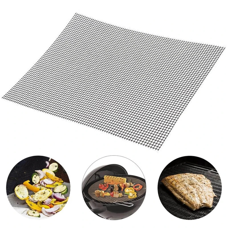reusable non-stick BBQ grilling mesh mats, view 9 - MRSLM