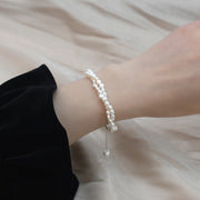 natural baroque freshwater pearl bracelet, view 4 - MRSLM