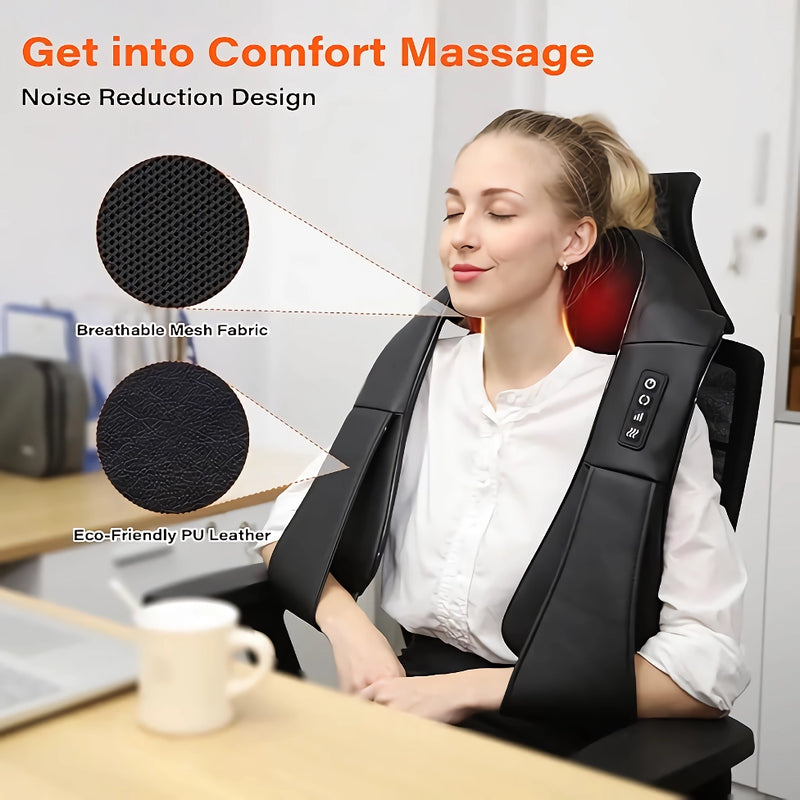 neck and shoulder massager with heat, view 6 - MRSLM