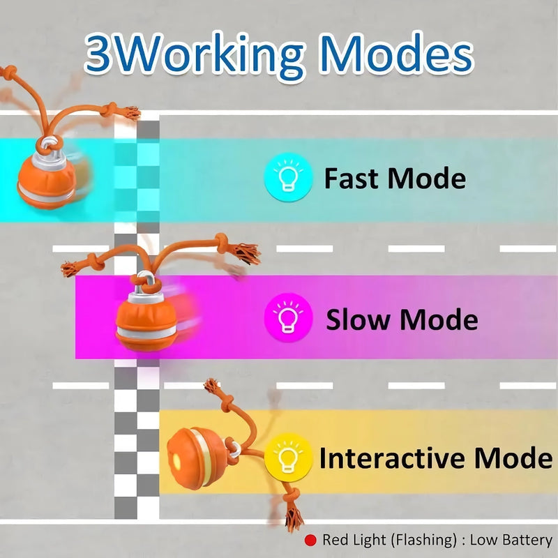 motion-activated rolling dog ball, view 8 - MRSLM