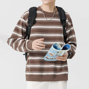 men's striped sweatshirt, view 7 - MRSLM