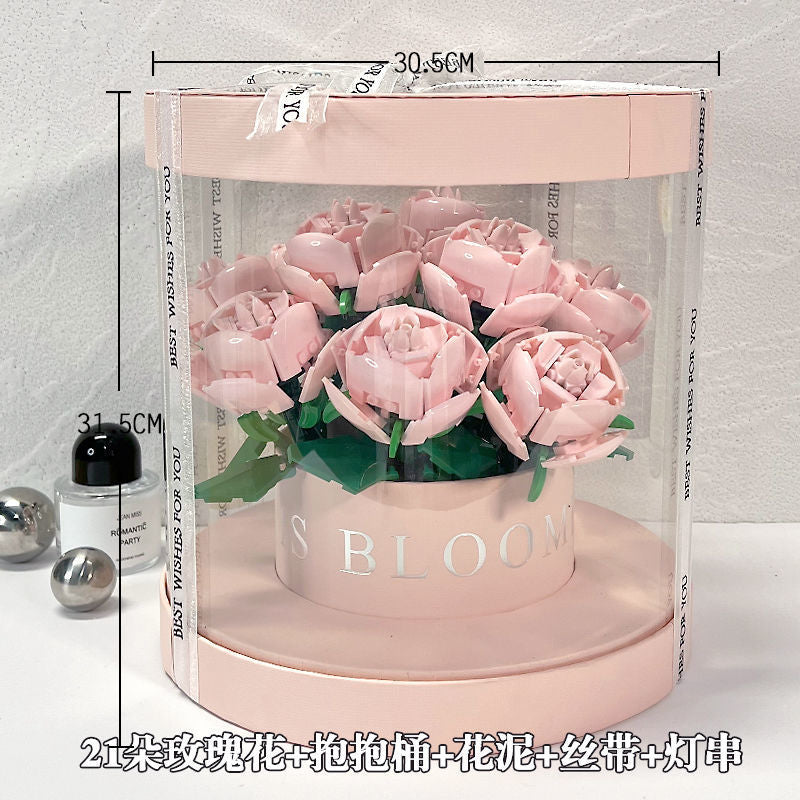 building blocks rose bouquet, view 13 - MRSLM