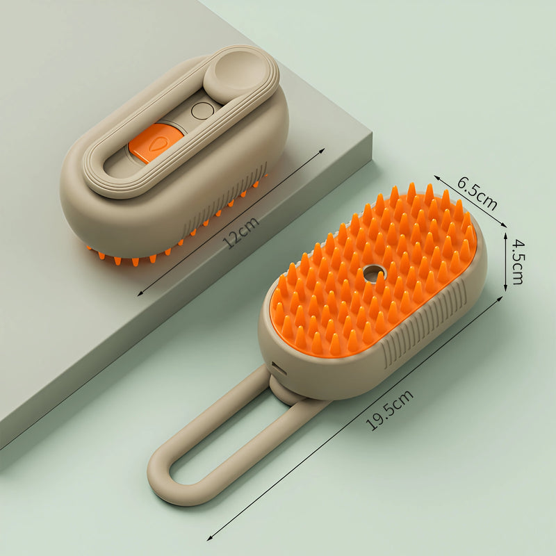 pet electric steam hair brush, view 10 - MRSLM
