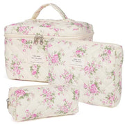 floral home storage cosmetic bag, view 18 - MRSLM
