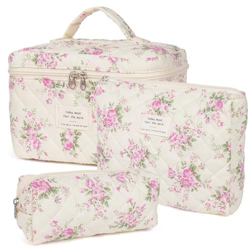floral home storage cosmetic bag, view 18 - MRSLM