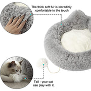 faux fur bed for small dogs and kittens, view 6 - MRSLM
