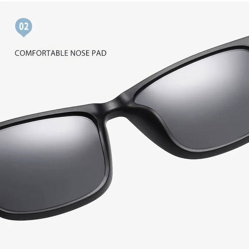 classic square polarized sunglasses, view 10 - MRSLM