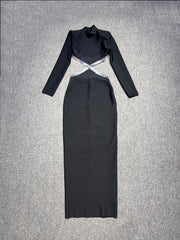 rhinestone formal dress, view 7 - MRSLM