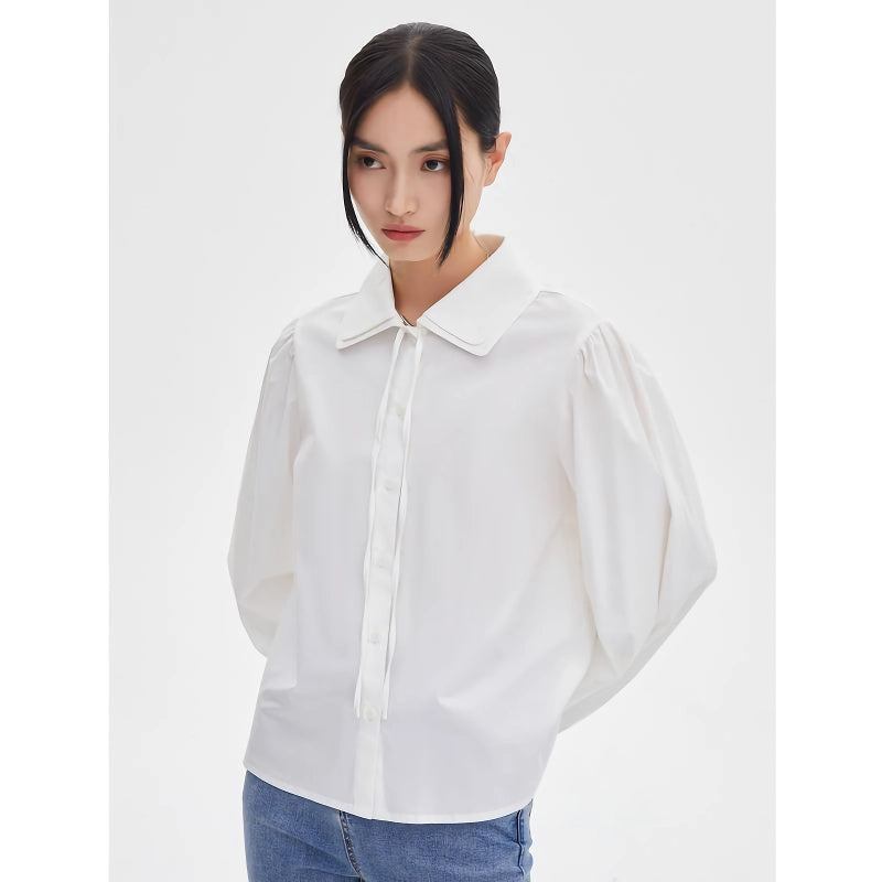 Bubble sleeve blouse for women, view 5 - MRSLM