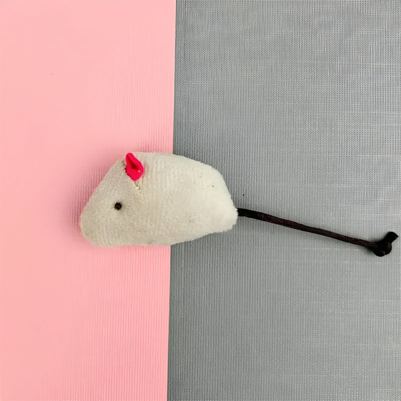 Interactive plush mouse toy for cats, view 9 - MRSLM