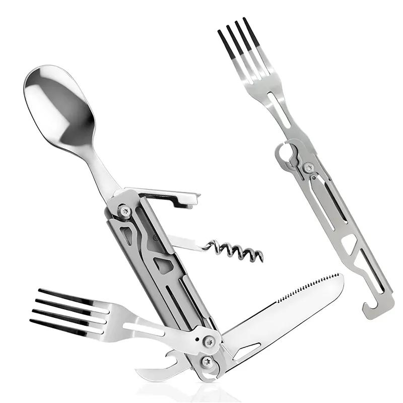 folding camping cutlery set - MRSLM