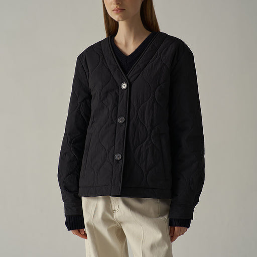 quilted women's winter jacket, view 3 - MRSLM