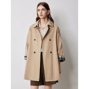 women's autumn long sleeve trench coat, view 2 - MRSLM