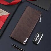 Long synthetic leather wallet for men, view 8 - MRSLM